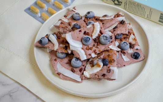 Chocolate Frozen Yogurt Bark
